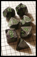 Dice : Dice - Dice Sets - Chessex Gemini Black Grey Green CHX26445 - Gen Con Aug 2011